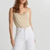 Retour gratuit en magasin. Gina Tricot Miki Cowlneck Singlet Oatmeal 8