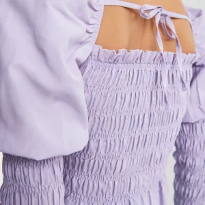 à prix très bas Gina Tricot Vivvi Smock Top Light Purple 6