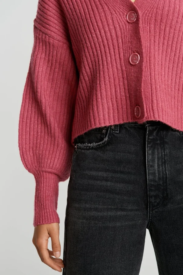 grande qualité Gina Tricot Rosie Knitted Cardigan Baroque Rose 3