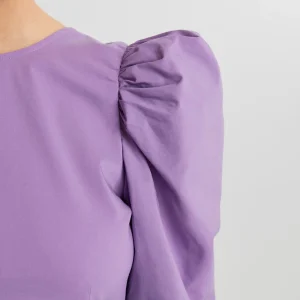 magasin paris Gina Tricot Ida Open Back Top Purple 6