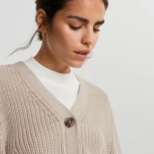 Gina Tricot Kaija Knitted Cardigan Soft Beige Distributeur Officiel 6