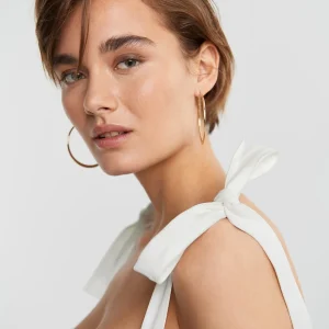 Gina Tricot Linnea Bustier Top Offwhite beauté 6