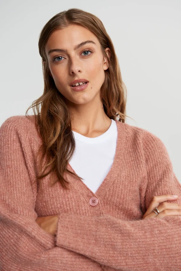 Authenticité garantie Gina Tricot Tilly Knitted Cardigan Rose Dawn 3