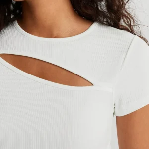 Gina Tricot Hedvig Cutout Top Offwhite dernière tendance 6