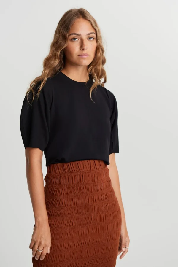 Gina Tricot Otilla Top Black Meilleur Service 1