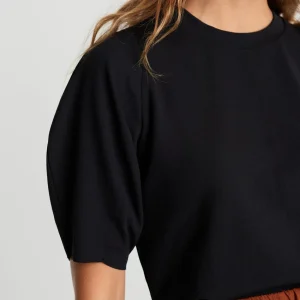 Gina Tricot Otilla Top Black Meilleur Service 6