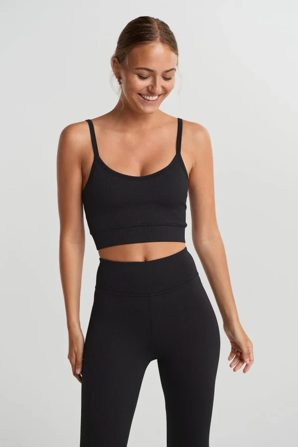 Gina Tricot Yara Singlet Black vente à bas prix 1
