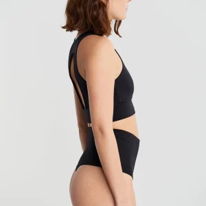 Gina Tricot Safia Shaping High Waist String Black achat pas cher 6