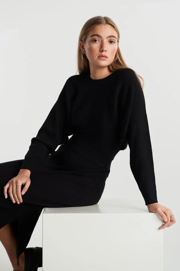 dernières Gina Tricot Gemma Knitted Sweater Black 1
