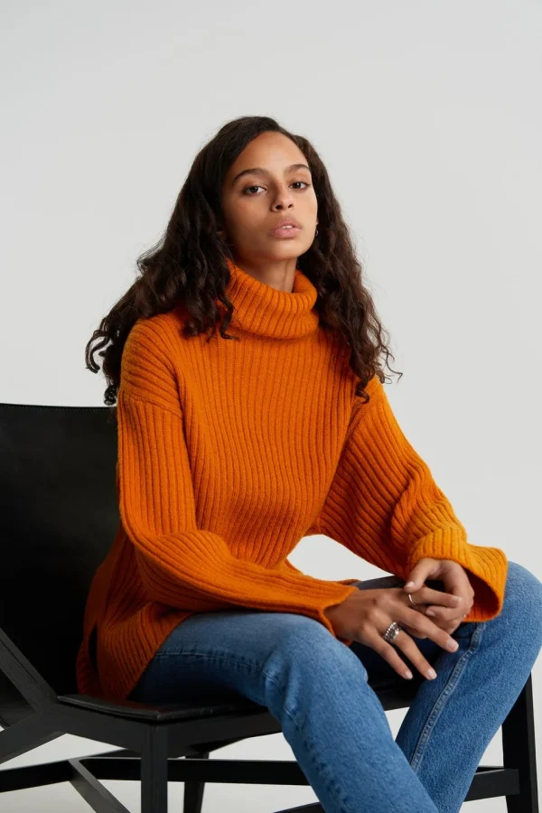 boutiqued pas cher Gina Tricot Tessa Knitted Sweater Hawaiian Sunset 3