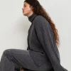 nouvelle saison Gina Tricot Tessa Knitted Sweater Dk Grey Melange 8