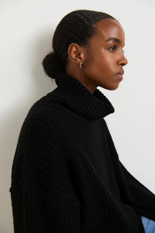 Gina Tricot Tessa Knitted Sweater Black REMISE allant 3