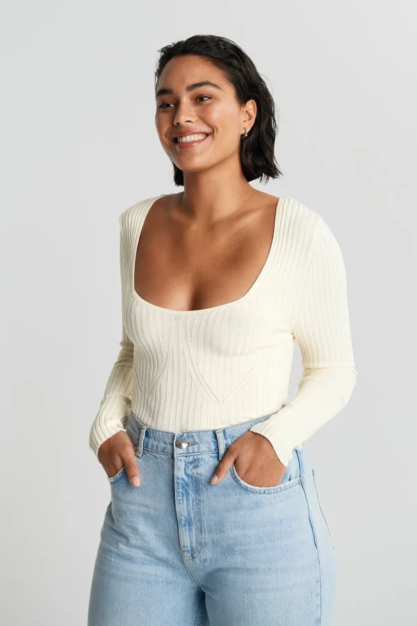 Gina Tricot Rita Knitted Sweater Kitt Paiement sécurisé 1