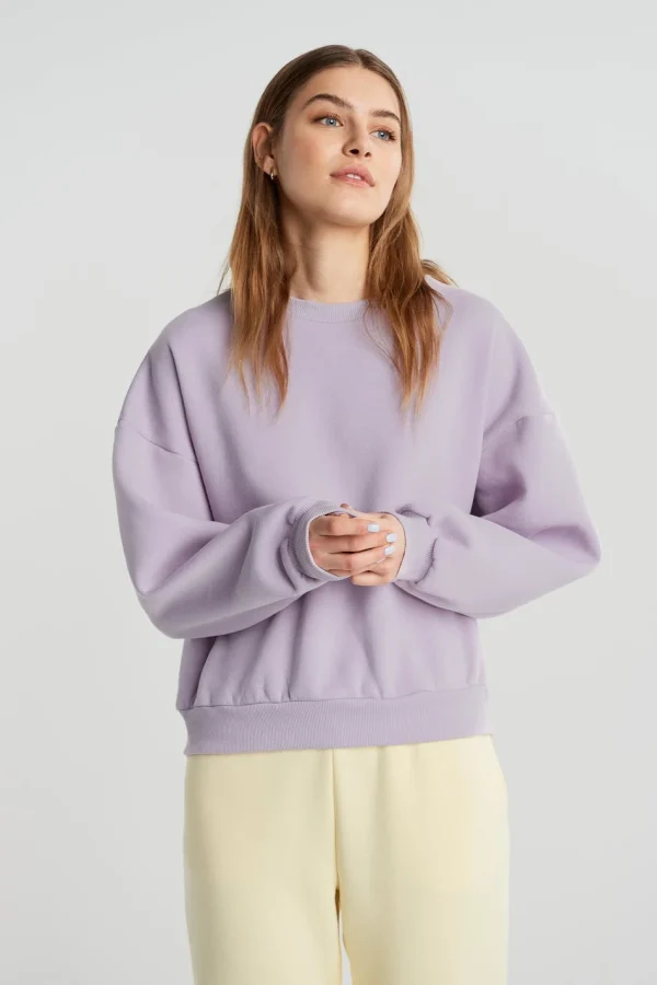 Gina Tricot Basic Sweater Orchid Petal prix le plus bas 1