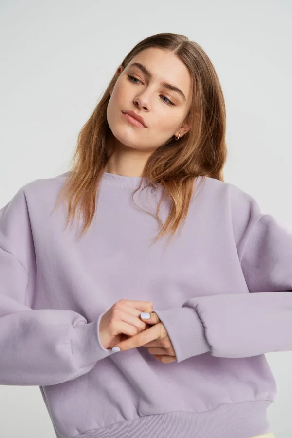 Gina Tricot Basic Sweater Orchid Petal prix le plus bas 3