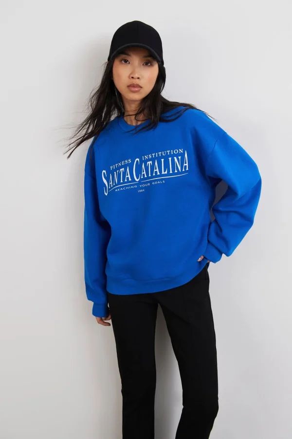 Gina Tricot Riley Sweater Blue/catalina soldes pas cher 1