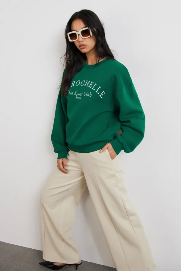 soldes en ligne Gina Tricot Riley Sweater Green/rochelle 1