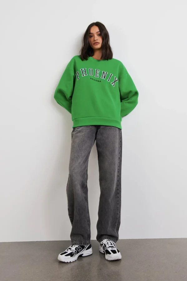nouveau produit Gina Tricot Riley Sweater Kellygre/phoe 3