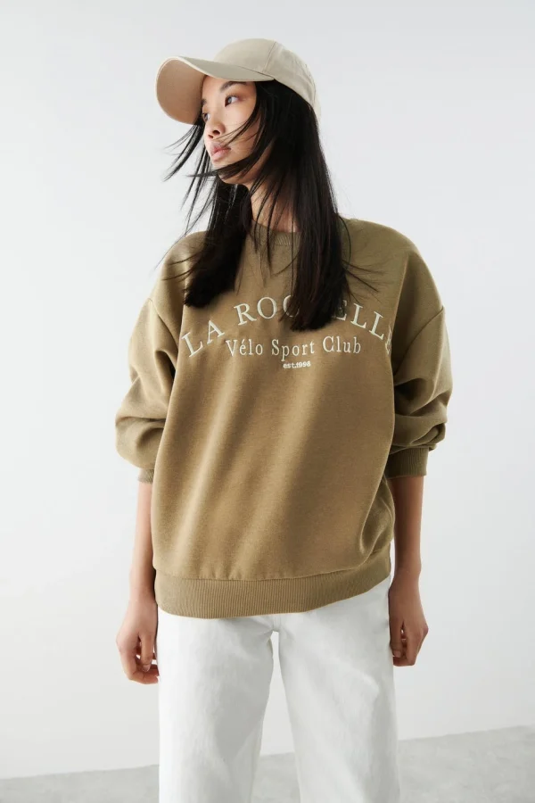 Gina Tricot Riley Sweater Lead Gray boutique paris 1