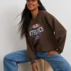 Gina Tricot Riley Sweater Brown/athletics Dernières Nouveautés 10