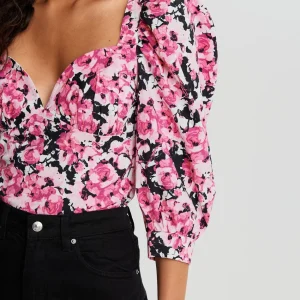 Gina Tricot Heartshape Top Aop De Qualité 6