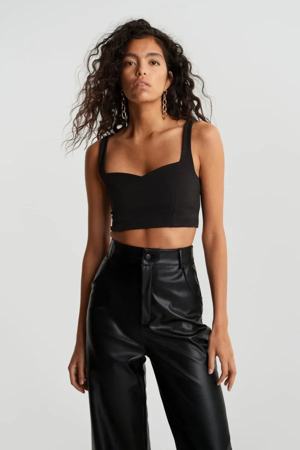 soldes en ligne Gina Tricot Sanna Singlet Black 1
