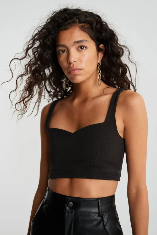 soldes en ligne Gina Tricot Sanna Singlet Black 3
