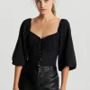 Gina Tricot Ivy Blouse Black Distributeur Officiel 10
