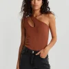 achetez Gina Tricot Cissi Cut Out Top Rust 10