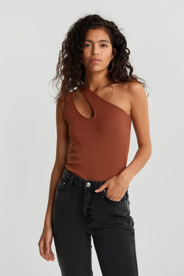 achetez Gina Tricot Cissi Cut Out Top Rust 1
