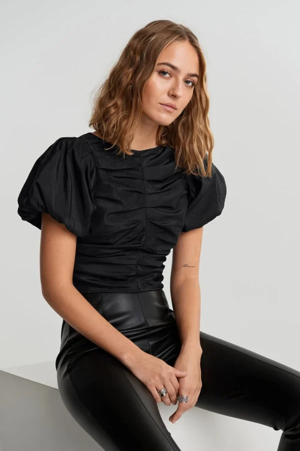 Gina Tricot Ricco Top Black à prix imbattables 1