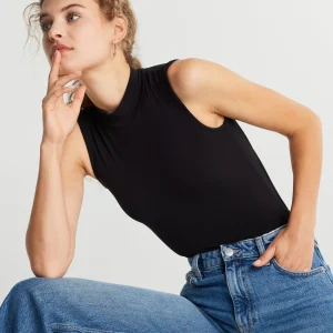 Retour Facile et Gratuit Gina Tricot Donna Open Back Body Black 6