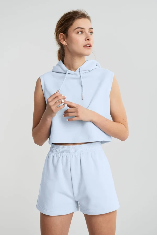 vente pas cher en ligne Gina Tricot Gia Sleeveless Hoodie Heather 1