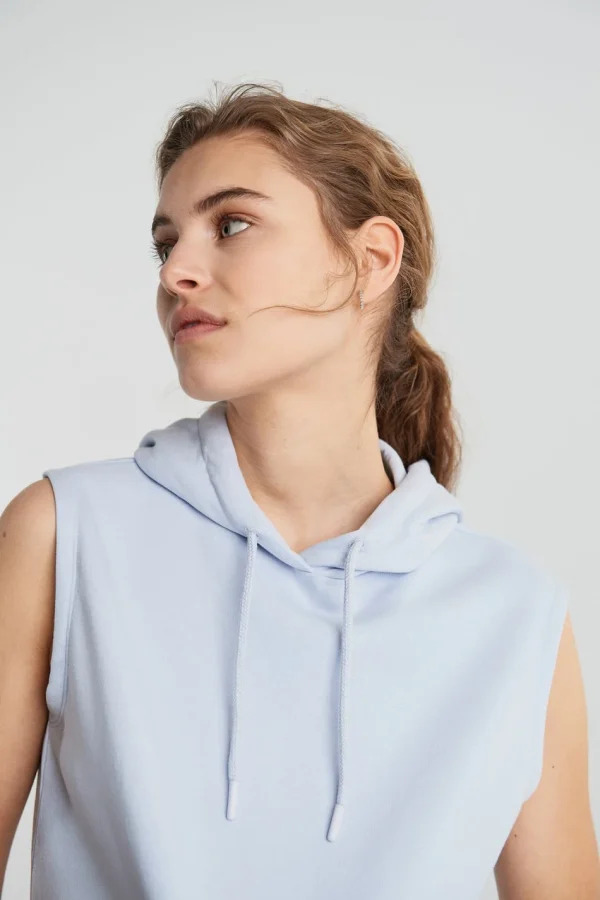 vente pas cher en ligne Gina Tricot Gia Sleeveless Hoodie Heather 3