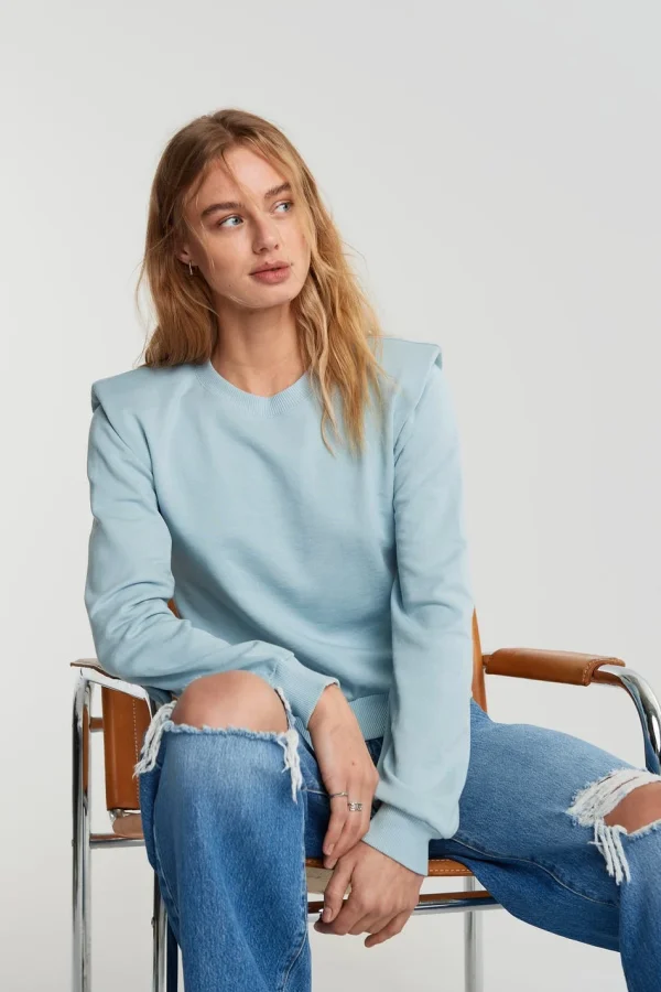 fashion pas cher Gina Tricot Luna Sweater Celestial Blue 1