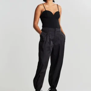 Gina Tricot Chrissy Satin Body Black site pas cher 6
