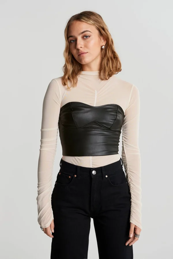 livraison la plus rapide Gina Tricot Bella Top Black 1