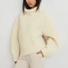 Réductions Gina Tricot Debra Teddy Sweater Almond Milk 8