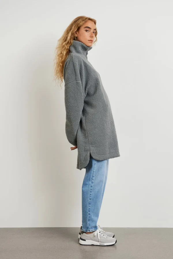 Gina Tricot Peg Teddy Jacket Limestone belle 1