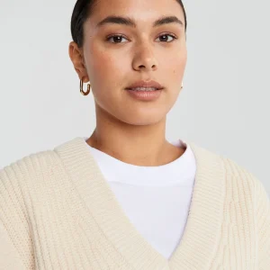 grand choix Gina Tricot Joanna Knitted Vest Ecru 6