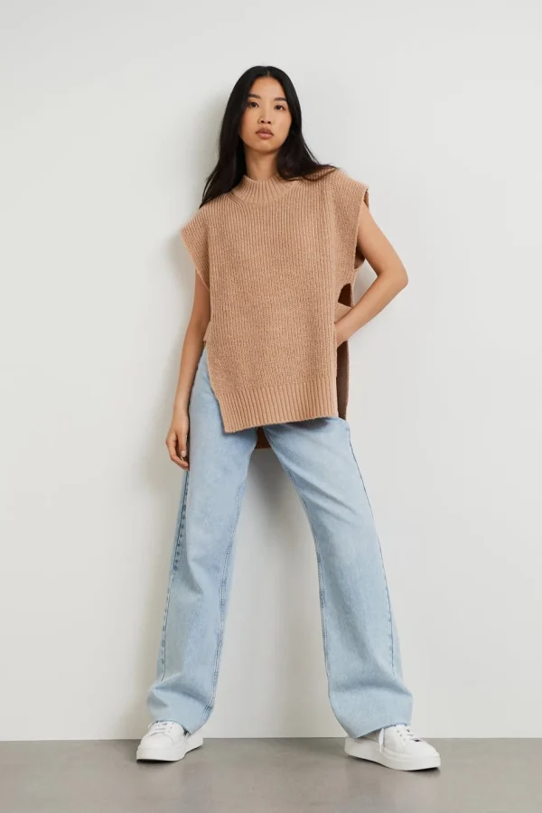 belle Gina Tricot Novali Knitted Vest Soft Nougat 3