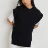 Boutique officielle Gina Tricot Novali Knitted Vest Black 10