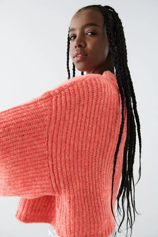 Gina Tricot Lana Knitted Sweater Emberglow outlet 1