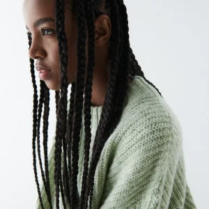 Gina Tricot Lana Knitted Sweater Sea Foam magasin en ligne france 6