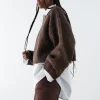 Top ventes Gina Tricot Lana Knitted Sweater Chicory Coffe 10