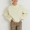 achat pas cher Gina Tricot Lana Knitted Sweater Sweet Corn 8