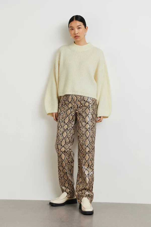 achat pas cher Gina Tricot Lana Knitted Sweater Sweet Corn 3