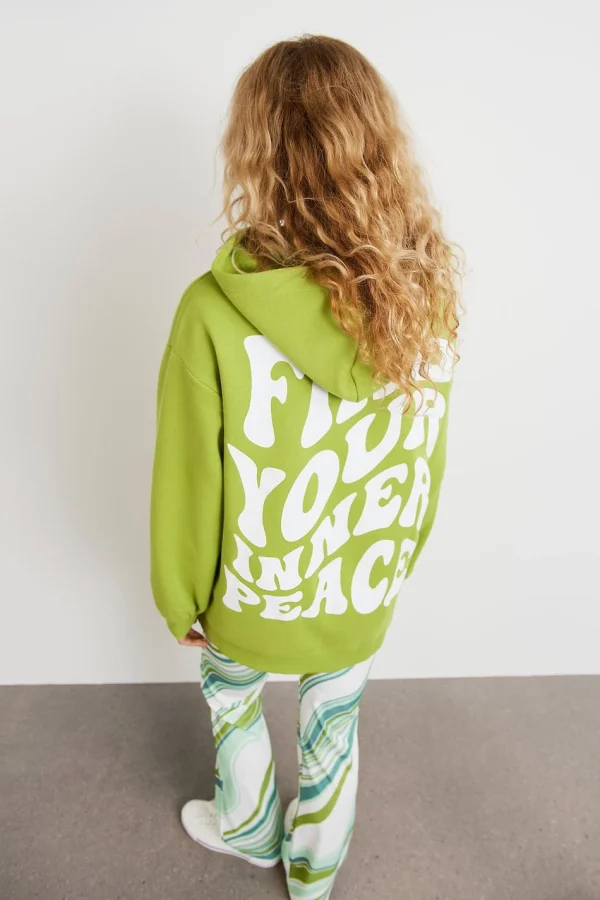 acheter Gina Tricot Lola Hoodie Dark Citron 1