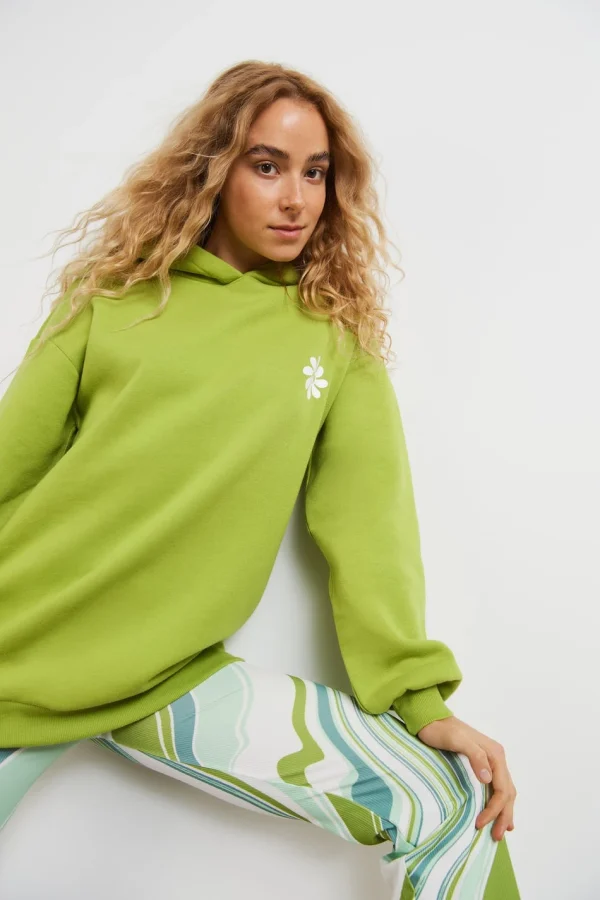 acheter Gina Tricot Lola Hoodie Dark Citron 3