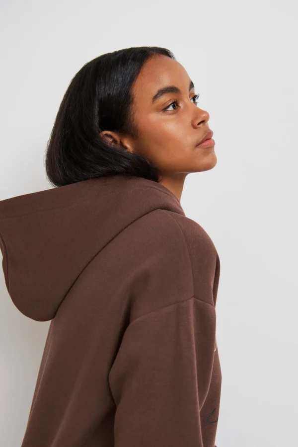 Gina Tricot Lola Hoodie Brown/canada vente en ligne pas cher 3